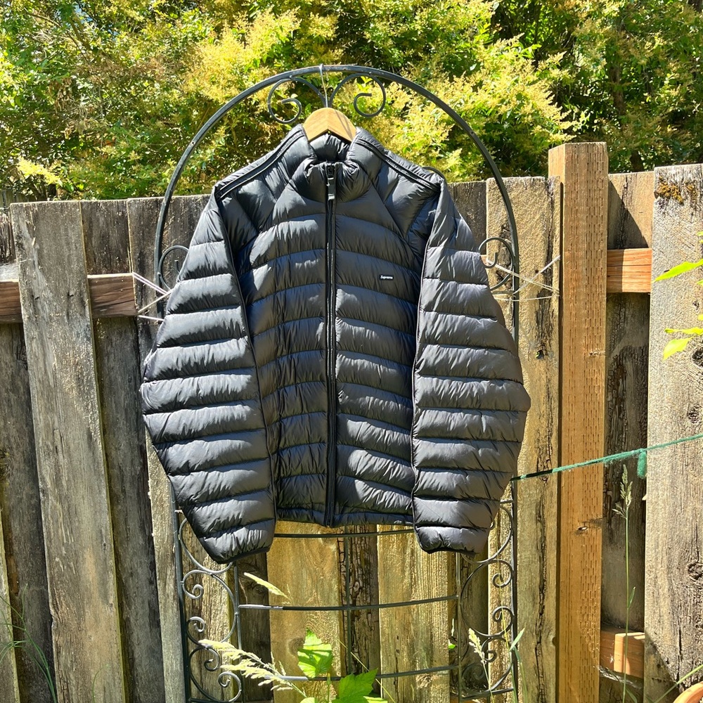 Supreme Black Micro Down Jacket. Size Medium. Nev… - image 2